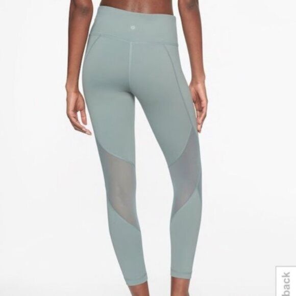 Athleta | Eclipse 7/8 Silver Grey Legging Small - Picture 2 of 8